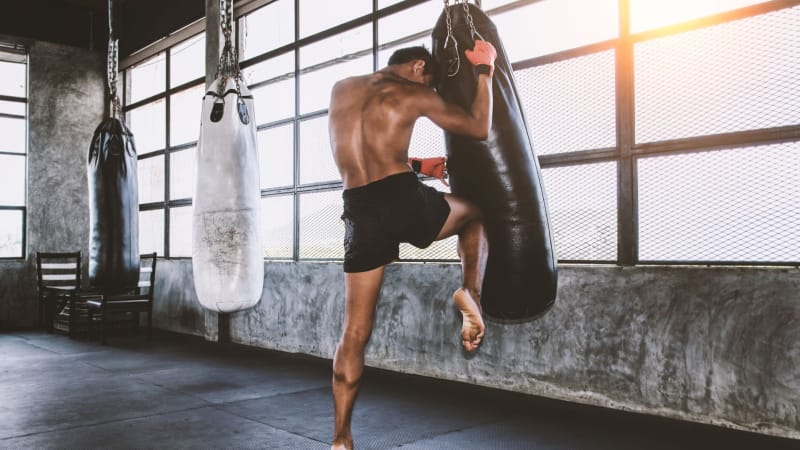 Trening tajskiego boksu